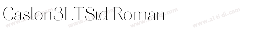 Caslon3LTStd Roman字体字体转换